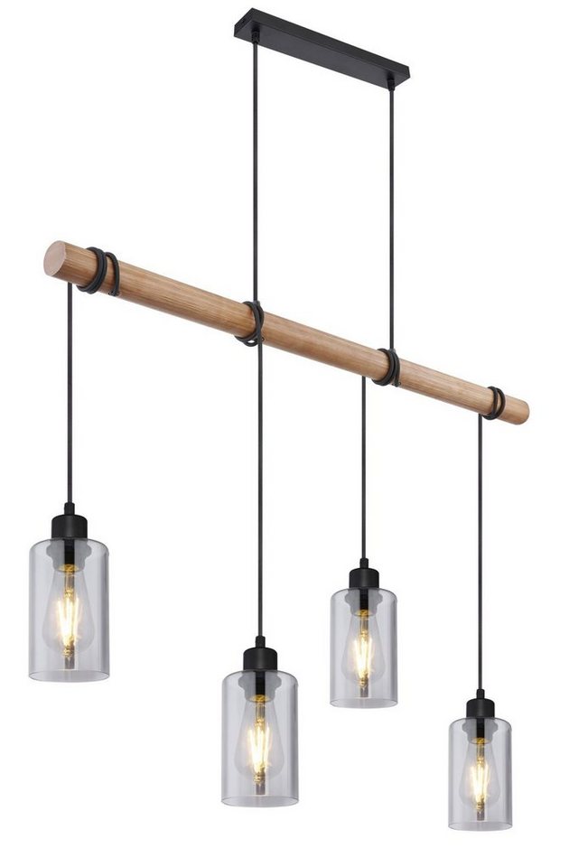 GLOBO LIGHTING Hängeleuchte Hängeleuchte Esszimmer Wohnzimmer Pendelleuchte Küche Flur Glas von GLOBO LIGHTING
