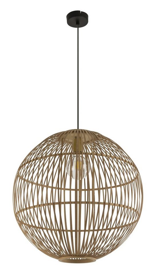 GLOBO LIGHTING Hängeleuchte Hängeleuchte Esszimmer Pendelleuchte Wohnzimmer Hängelampe natur von GLOBO LIGHTING