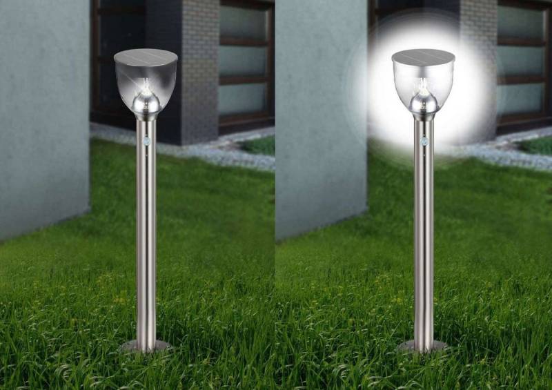 GLOBO LIGHTING LED Solarleuchte Solarleuchte Garten Bewegungssensor Solarlampe Außen Leuchte Solar von GLOBO LIGHTING