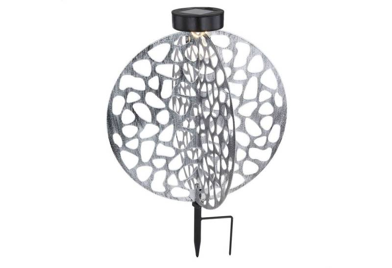 GLOBO LIGHTING LED Solarleuchte Solarleuchte Garten Scheibe 30 cm Solarlampe Außen Außenleuchte Solar von GLOBO LIGHTING