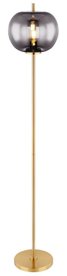 GLOBO LIGHTING Stehlampe Stehlampe Wohnzimmer Stehleuchte Glas rauch gold messingfarben GLOBO LIGHTING Stehlampe Stehlampe Wohnzimmer Stehleuchte Glas rauch gold messingfarben von GLOBO LIGHTING