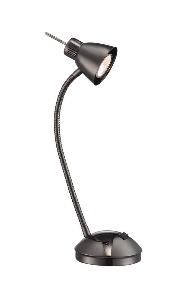 Globo Tischleuchte Schreibtischlampe LED Schreibtischleuchte Schwarz Nachttischlampe von Globo