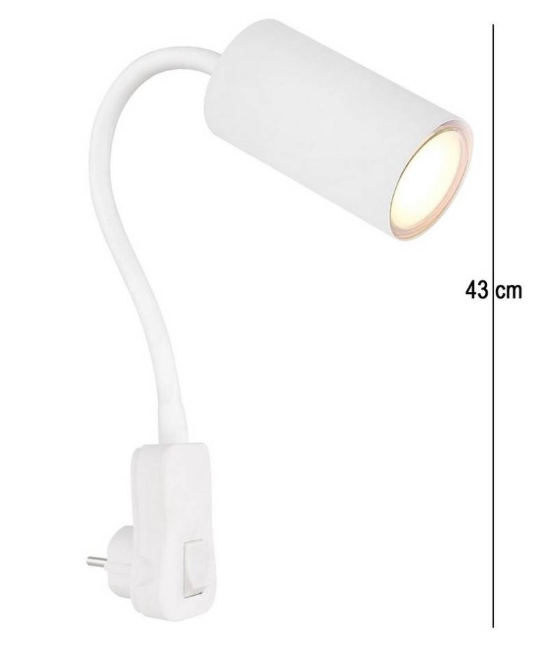 GLOBO LIGHTING Wandleuchte Wandleuchte Innen Wandlampe mit Schalter Wohnzimmer Schlafzimmer von GLOBO LIGHTING