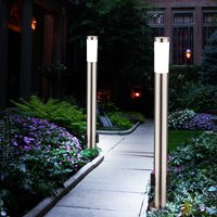 Globo Lighting - 2er Set led 7 Watt Energie Strom Outdoor Verteiler 2-Fach Steckdosen Edelstahl Globo Lighting - 2er Set led 7 Watt Energie Strom Outdoor Verteiler 2-Fach Steckdosen Edelstahl von GLOBO LIGHTING