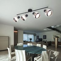 Decken Spot Lampe Leuchte Beleuchtung Metall Schwarz Hanfseil Wohn Schlaf Zimmer von GLOBO LIGHTING