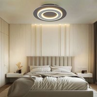 Deckenlampe Deckenleuchte Wohnzimmerlampe Schlafzimmerlampe Esszimmerleuchte, Metall Acryl anthrazit grau, led 24W 710Lm 3000K warmweiß, d 32 cm Deckenlampe Deckenleuchte Wohnzimmerlampe Schlafzimmerlampe Esszimmerleuchte, Metall Acryl anthrazit grau, led 24W 710Lm 3000K warmweiß, d 32 cm von GLOBO LIGHTING