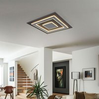 Globo Lighting - Deckenlampe Wohnzimmerleuchte Deckenleuchte led Memoryfunktion mdf hellgrau von GLOBO LIGHTING