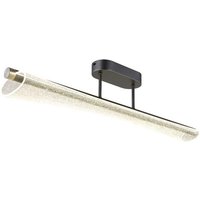 Deckenleuchte Deckenlampe Wohnzimmerlampe anthrazit matt Acryl Luftblasen LED L 81 cm von GLOBO LIGHTING