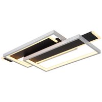 Globo Lighting - Deckenleuchten Designleuchte Wohnzimmerlampe led Aluminium schwarz opal eckig Globo Lighting - Deckenleuchten Designleuchte Wohnzimmerlampe led Aluminium schwarz opal eckig von GLOBO LIGHTING