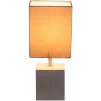 Globo Lighting - Design Nacht Schreib Tisch Leuchte Textil Lese Lampe grau Wohn Zimmer Beleuchtung Globo Lighting - Design Nacht Schreib Tisch Leuchte Textil Lese Lampe grau Wohn Zimmer Beleuchtung von GLOBO LIGHTING