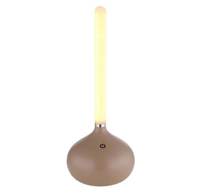 GLOBO LIGHTING Außen-Tischleuchte, LED-Leuchtmittel fest verbaut, Warmweiß, Tischlampe Wohnzimmerleuchte Tischleuchte LED Touch Champagnerfarben H von GLOBO LIGHTING