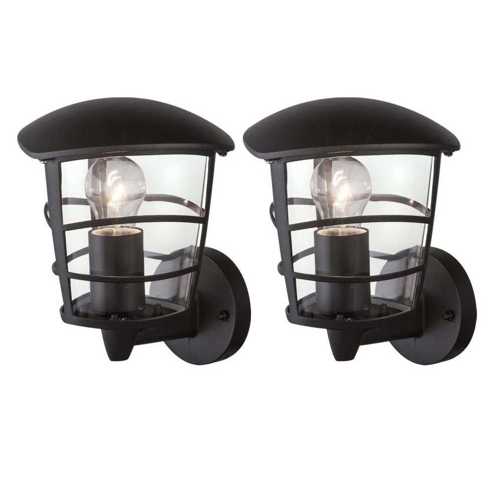 GLOBO LIGHTING Außen-Wandleuchte, Leuchtmittel nicht inklusive, 2er Set ALU Wand Lampen Garten Laternen Außen Beleuchtung GLOBO LIGHTING Außen-Wandleuchte, Leuchtmittel nicht inklusive, 2er Set ALU Wand Lampen Garten Laternen Außen Beleuchtung von GLOBO LIGHTING