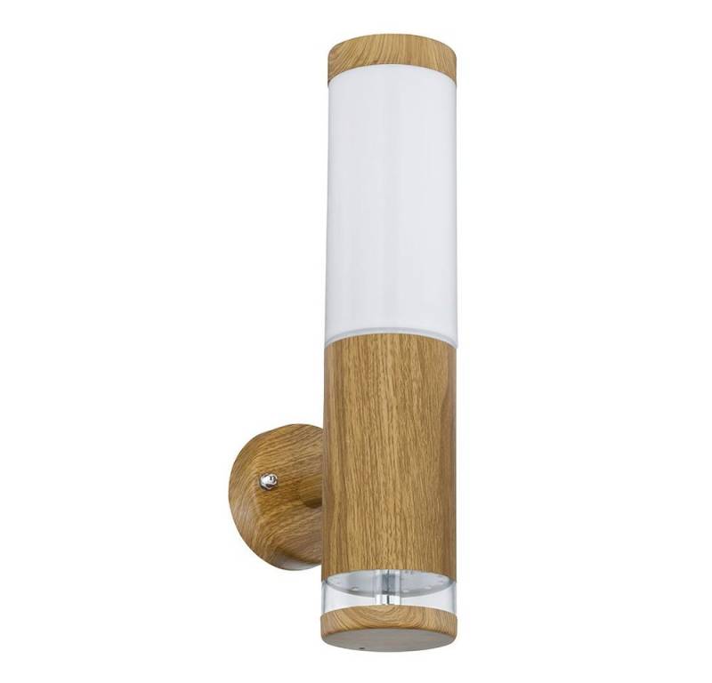 GLOBO LIGHTING LED Außen-Wandleuchte, Leuchtmittel nicht inklusive, Wandleuchte Aussen Edelstahl LED Außenlampe Balkon Aussenleuchte Wand von GLOBO LIGHTING