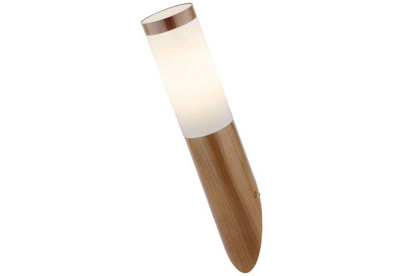 GLOBO LIGHTING Außen-Wandleuchte Außenwandleuchte Wandleuchte Outdoor Aussen Außenlampe Wand Holzoptik von GLOBO LIGHTING