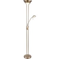 GLOBO LIGHTING Deckenfluter, (BxHxL): 25,5 x 180 x 25,5 cm, Metall, 20 W - goldfarben von GLOBO LIGHTING