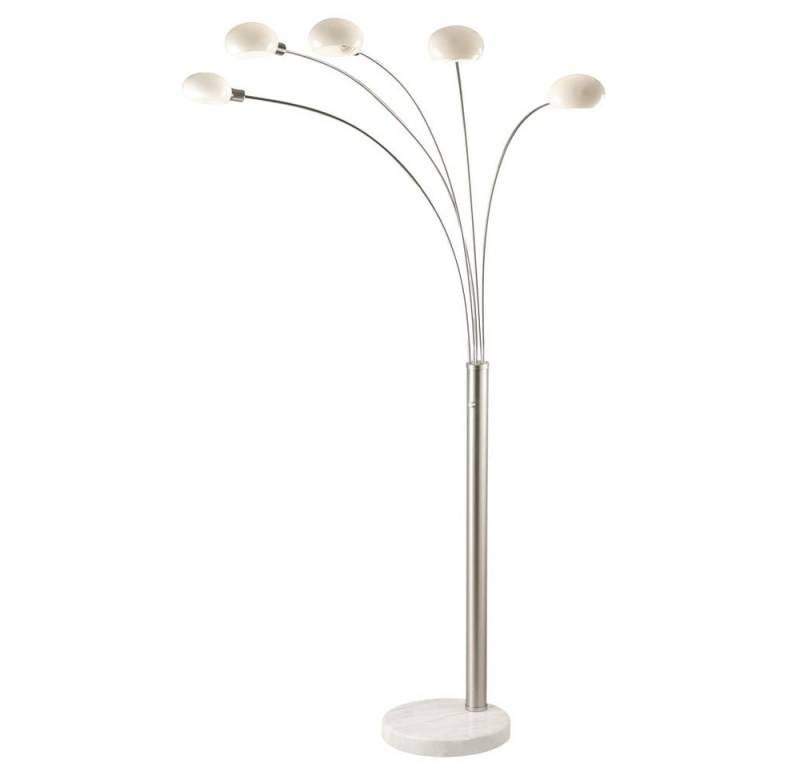 GLOBO LIGHTING Deckenfluter, Leuchtmittel nicht inklusive, Stehleuchte dimmbar Glas Strahler Standlampe Dimmer Stehlampe von GLOBO LIGHTING