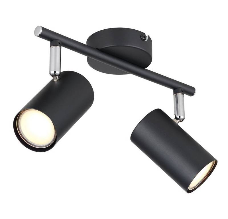 GLOBO LIGHTING Deckenleuchte, LED-Leuchtmittel fest verbaut, Deckenleuchte Deckenstrahler Spots verstellbar Wohnzimmerlampe von GLOBO LIGHTING