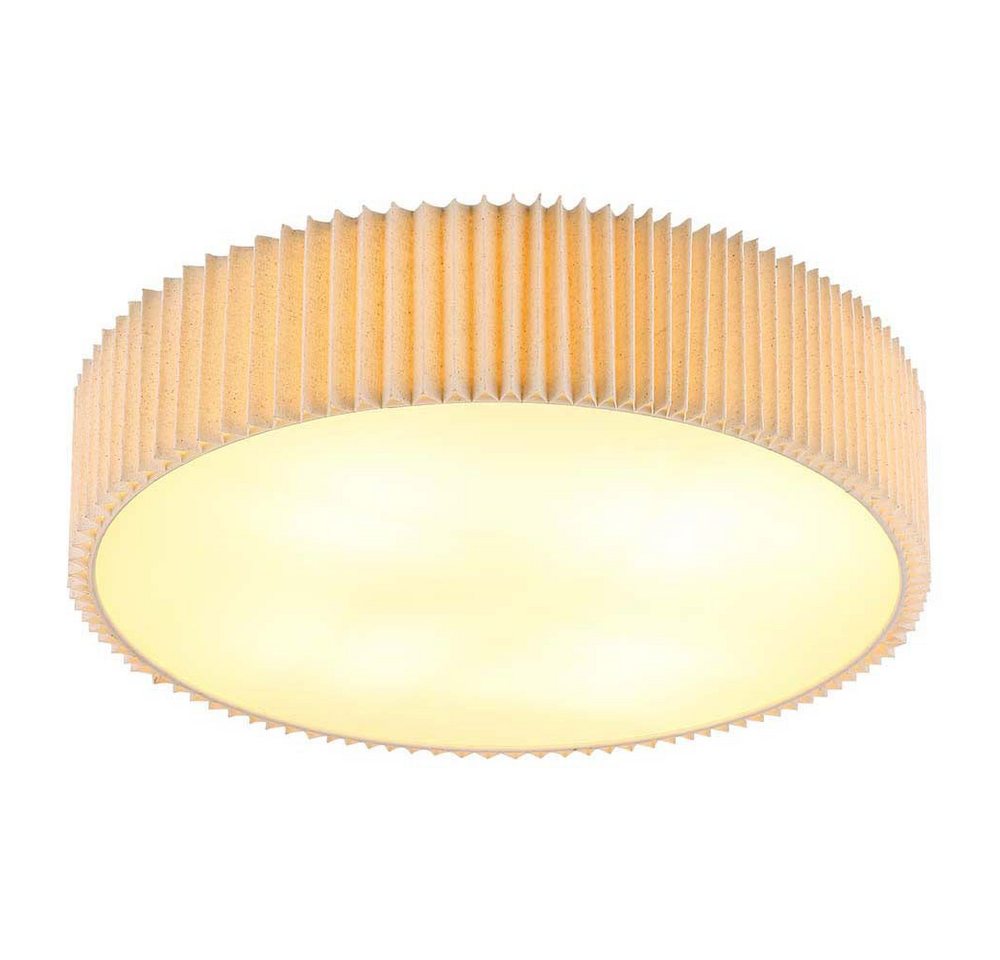 GLOBO LIGHTING Deckenleuchte, Leuchtmittel nicht inklusive, Deckenleuchte Deckenlampe Wohnzimmerlampe Metall Weiß Textil Natur D GLOBO LIGHTING Deckenleuchte, Leuchtmittel nicht inklusive, Deckenleuchte Deckenlampe Wohnzimmerlampe Metall Weiß Textil Natur D von GLOBO LIGHTING