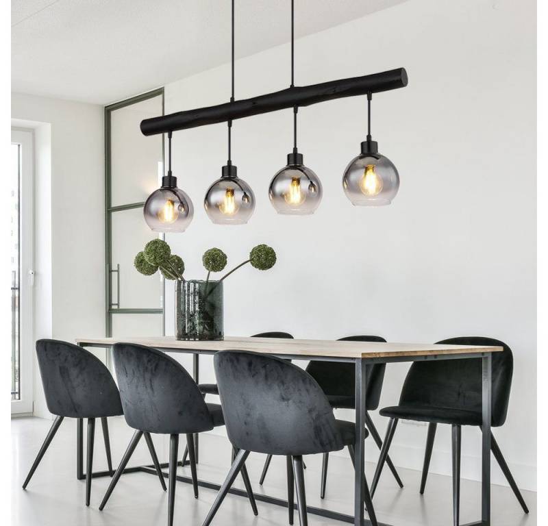 GLOBO LIGHTING LED-Hängeleuchte, Leuchtmittel inklusive, Warmweiß, Hängelampe Pendelleuchte Esstischlampe Holzbalken Rauchglas LED 120 cm GLOBO LIGHTING LED-Hängeleuchte, Leuchtmittel inklusive, Warmweiß, Hängelampe Pendelleuchte Esstischlampe Holzbalken Rauchglas LED 120 cm von GLOBO LIGHTING