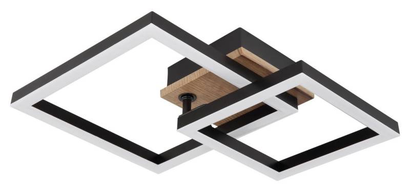 GLOBO LIGHTING LED Deckenleuchte BARD, LED fest integriert, Warmweiß, Deckenlampe, beweglich, Wohnzimmer, Schlafzimmer von GLOBO LIGHTING