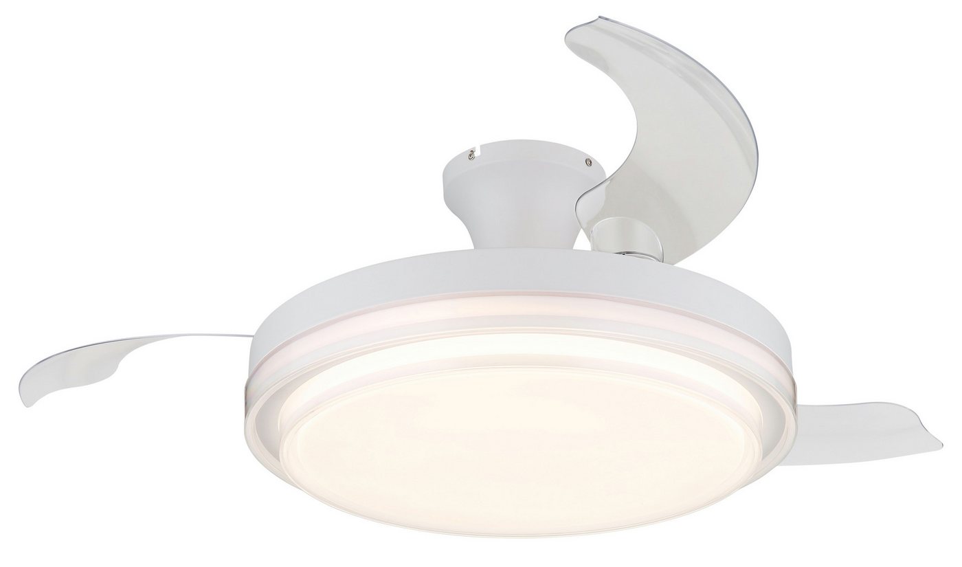 GLOBO LIGHTING Deckenleuchte BELIZ, Dimmfunktion, Fernbedienung, Infrarot inkl., Memoryfunktion, Nachtlichtfunktion, Timerfunktion, Ventilatorfunktion, mehrere Helligkeitsstufen, LED fest integriert, Ventilator / Schlafzimmer / Wohnbereich / Büro / weiß / 3 Flügel GLOBO LIGHTING Deckenleuchte BELIZ, Dimmfunktion, Fernbedienung, Infrarot inkl., Memoryfunktion, Nachtlichtfunktion, Timerfunktion, Ventilatorfunktion, mehrere Helligkeitsstufen, LED fest integriert, Ventilator / Schlafzimmer / Wohnbereich / Büro / weiß / 3 Flügel von GLOBO LIGHTING