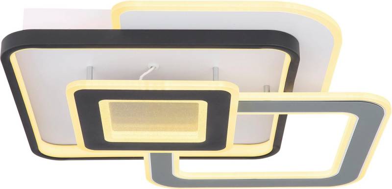 GLOBO LIGHTING Deckenleuchte BRIENNA, LED fest integriert, Warmweiß, Deckenlampe Wohnzimmer-Leuchte Schlafzimmer-Leuchte Flur Küche von GLOBO LIGHTING