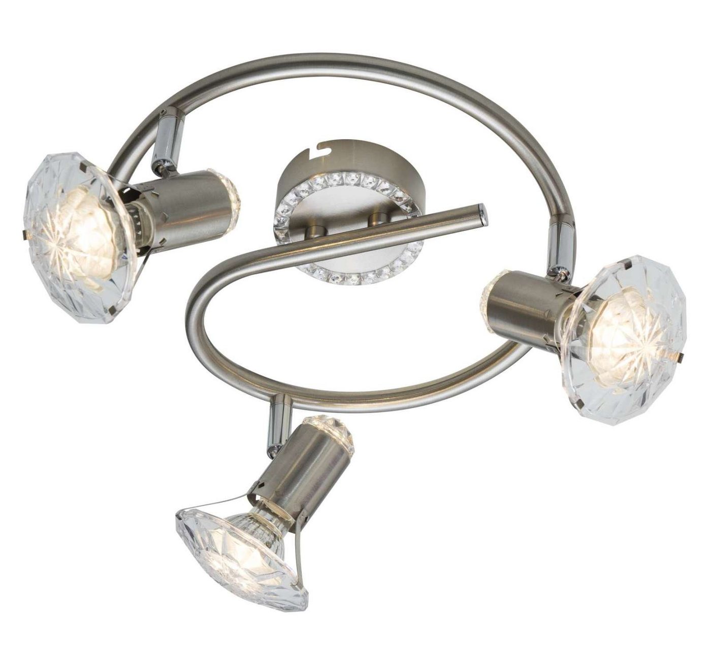 GLOBO LIGHTING Deckenleuchte Deckenleuchte LED Wohnzimmer Deckenlampe Deckenstrahler 3 Flammig von GLOBO LIGHTING