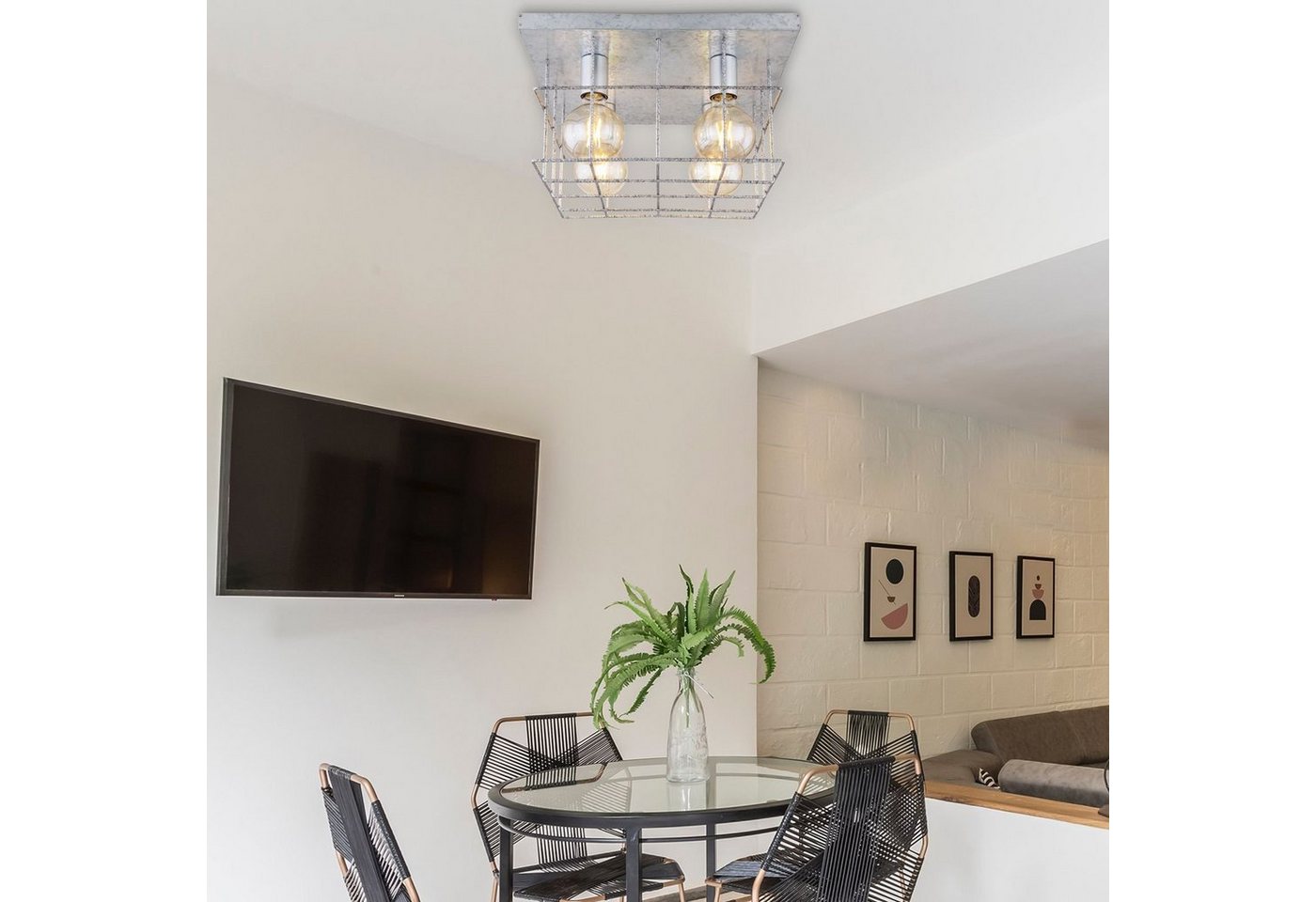 GLOBO LIGHTING Deckenleuchte Deckenleuchte Wohnzimmer Deckenlampe Deckenstrahler 4 Flammig GLOBO LIGHTING Deckenleuchte Deckenleuchte Wohnzimmer Deckenlampe Deckenstrahler 4 Flammig von GLOBO LIGHTING