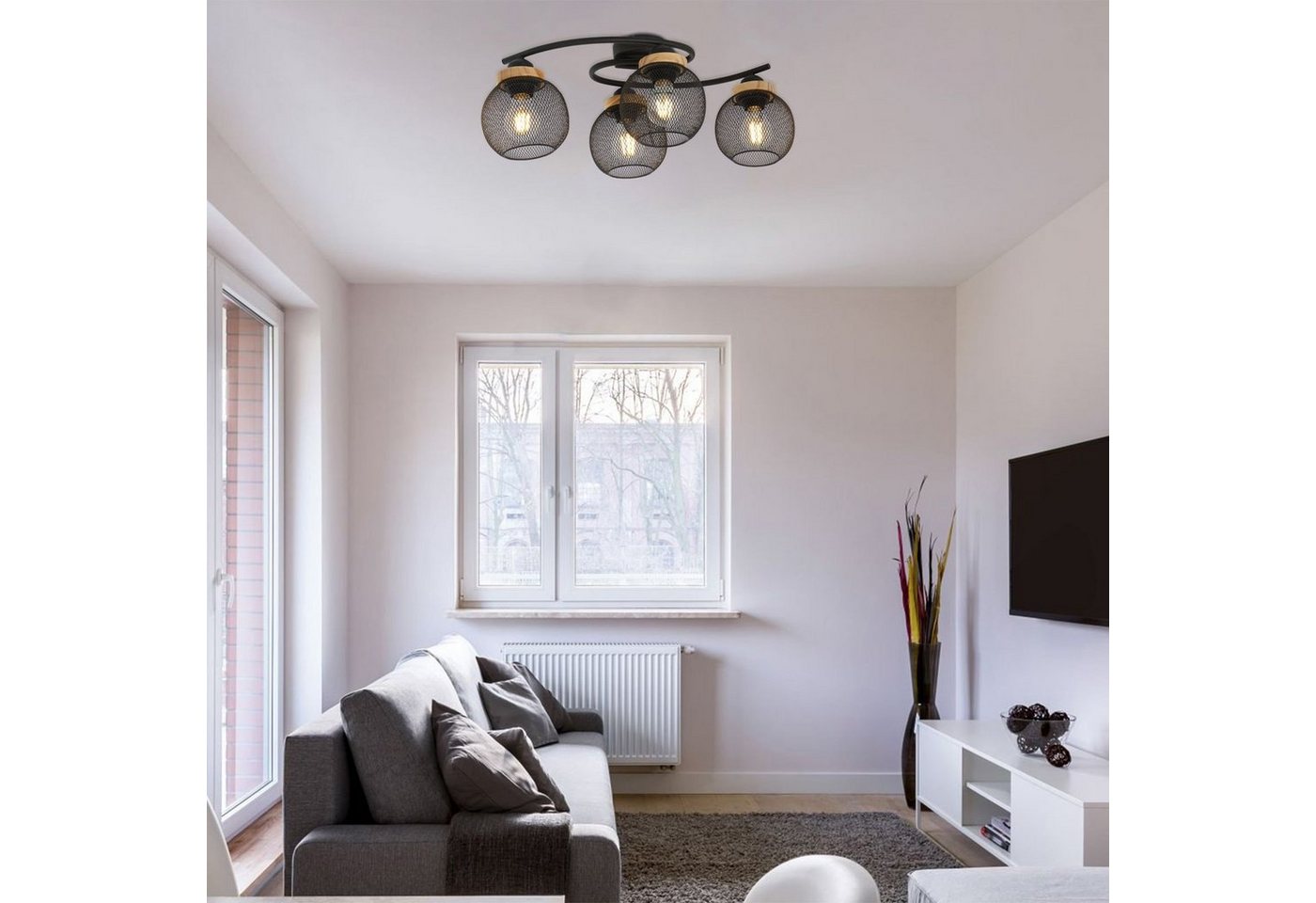 GLOBO LIGHTING Deckenleuchte Deckenleuchte Wohnzimmer Deckenlampe Schlafzimmer Deckenstrahler GLOBO LIGHTING Deckenleuchte Deckenleuchte Wohnzimmer Deckenlampe Schlafzimmer Deckenstrahler von GLOBO LIGHTING