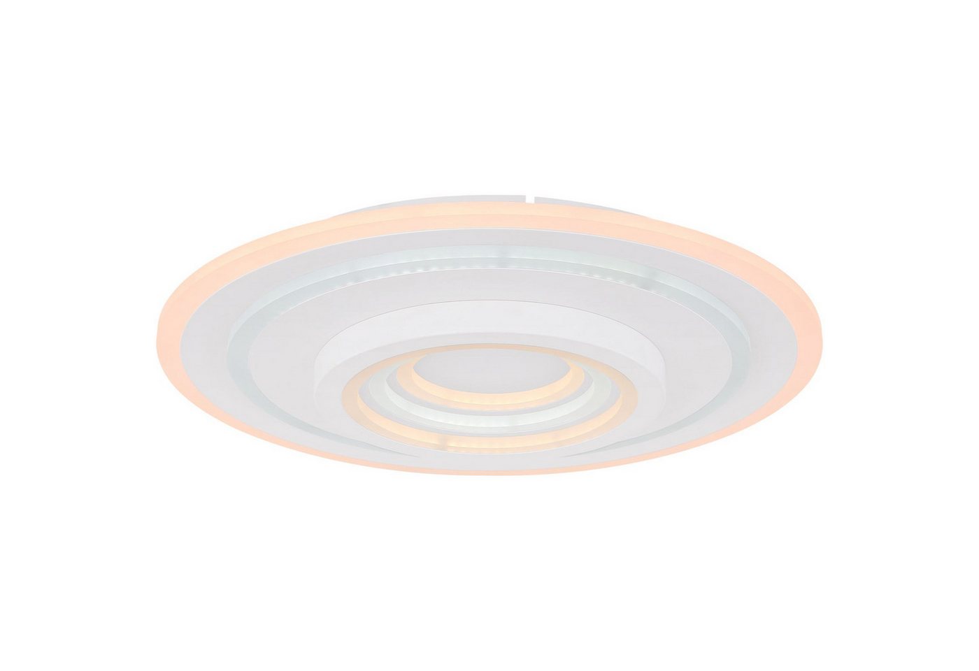 GLOBO LIGHTING Deckenleuchte Deckenleuchte Wohnzimmer LED Deckenlampe Dimmbar Fernbedienung Weiß von GLOBO LIGHTING