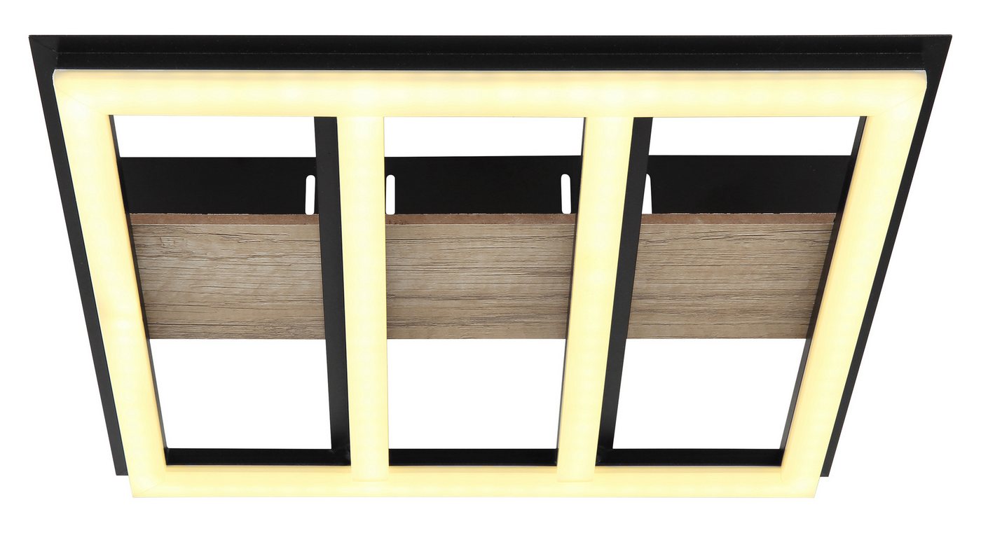 GLOBO LIGHTING Deckenleuchte FROOMY, LED fest integriert, Warmweiß, Deckenlampe Wohnzimmer-Leuchte Schlafzimmer-Leuchte Flur Küche von GLOBO LIGHTING