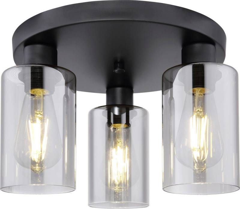 GLOBO LIGHTING Deckenleuchte Globo 3er Spot Hadera schwarz Ø 34 cm 3 x E 27, Ohne Leuchtmittel, Dimmbar nicht Smart Home-fähig ohne Bewegungsmelder GLOBO LIGHTING Deckenleuchte Globo 3er Spot Hadera schwarz Ø 34 cm 3 x E 27, Ohne Leuchtmittel, Dimmbar nicht Smart Home-fähig ohne Bewegungsmelder von GLOBO LIGHTING