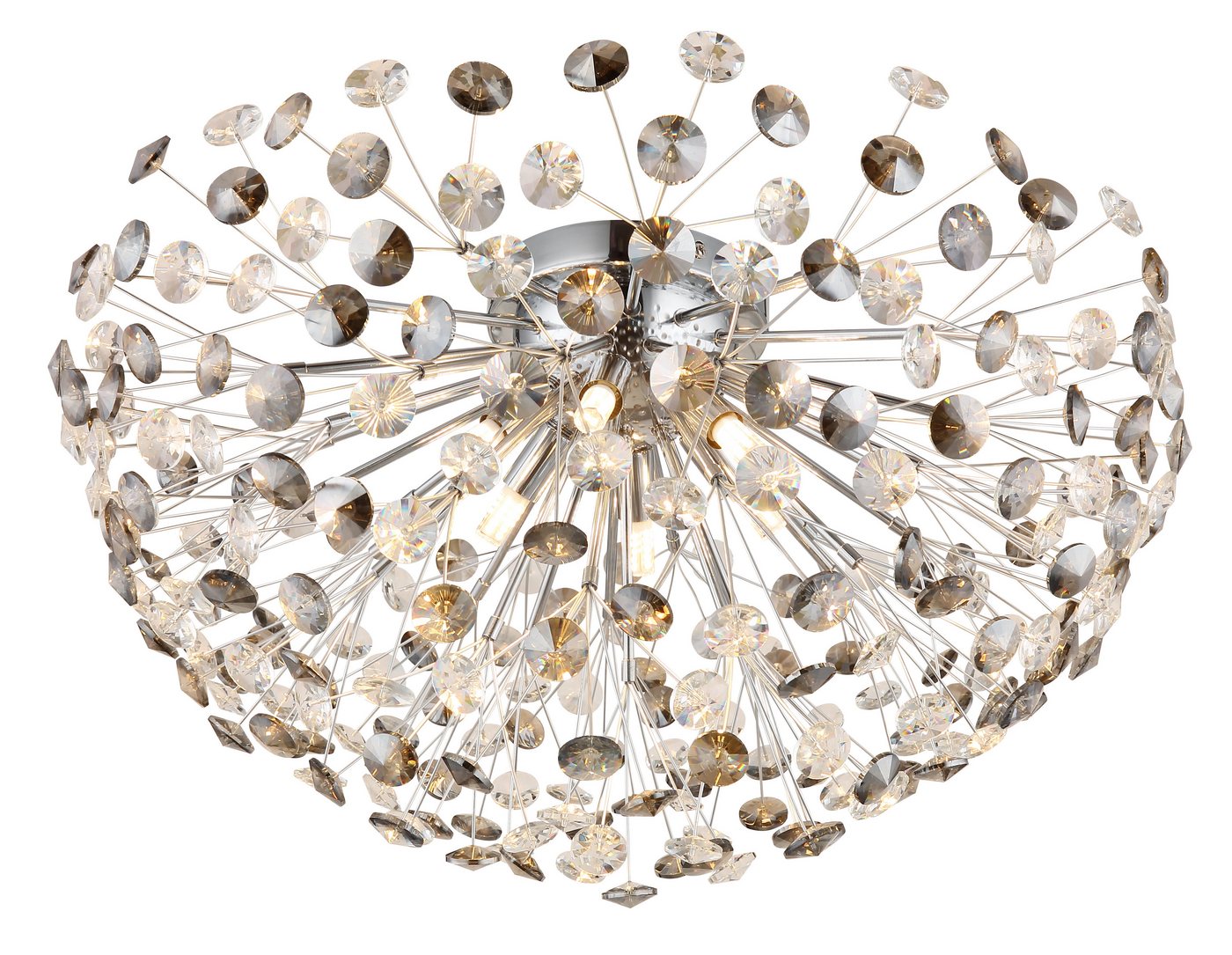 GLOBO LIGHTING Deckenleuchte KATRINA, LED fest integriert, Warmweiß, Deckenlampe Wohnzimmer-Leuchte Schlafzimmer-Leuchte Flur Küche von GLOBO LIGHTING