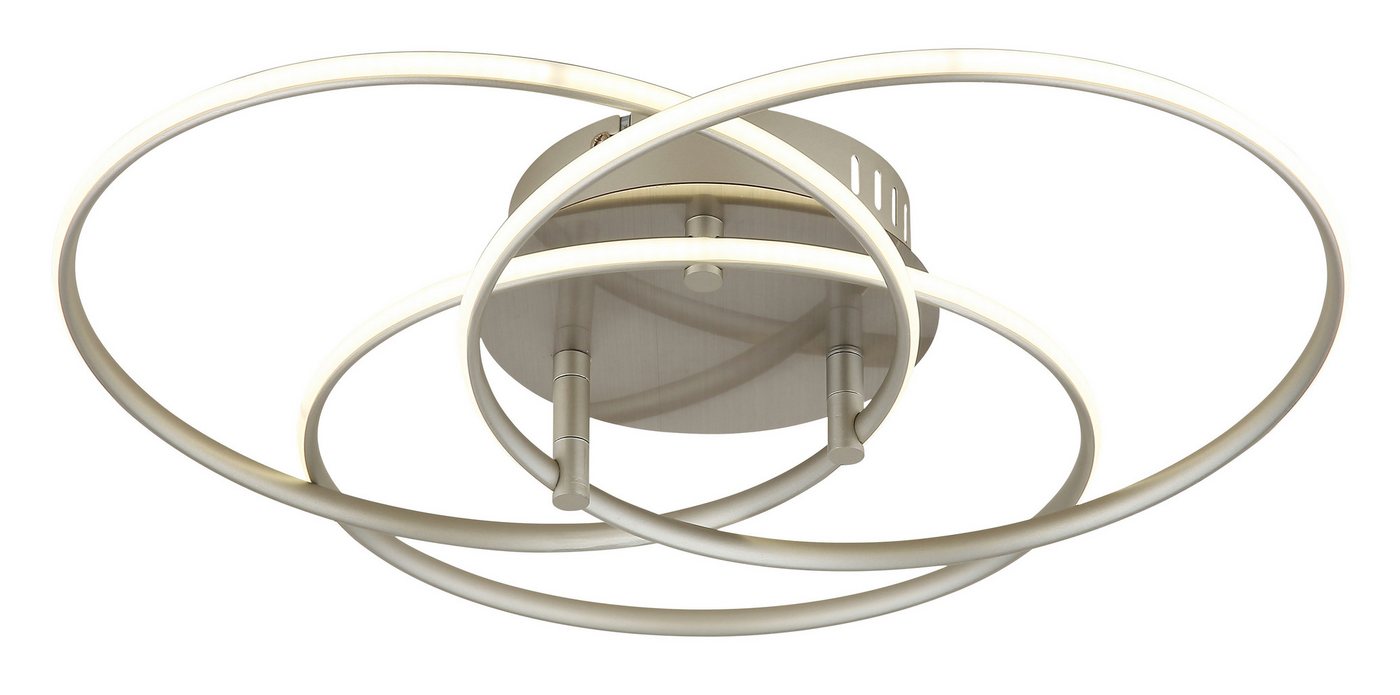 GLOBO LIGHTING Deckenleuchte KOMBOS, LED fest integriert, Warmweiß, Deckenlampe Wohnzimmer-Leuchte Schlafzimmer-Leuchte Flur Küche von GLOBO LIGHTING