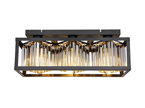 GLOBO LIGHTING Deckenleuchte MATHILDE, Glas und Metall, 3-flammig von GLOBO