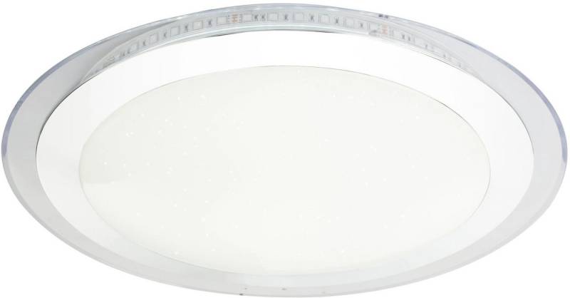GLOBO LIGHTING LED Deckenleuchte NICOLE II, Dimmfunktion, Farbwechsel, Fernbedienung, Infrarot inkl., Memoryfunktion, Nachtlichtfunktion, RGB, mehrere Helligkeitsstufen, LED fest integriert, warmweiß - kaltweiß, Deckenlampe, Farbwechsel Rot-Grün-Blau, rund, Durchmesser 42,5cm von GLOBO LIGHTING