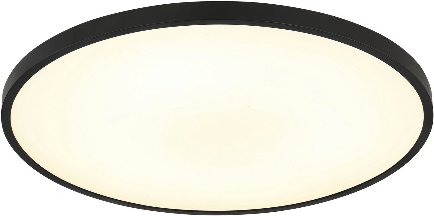 GLOBO LIGHTING Deckenleuchte NIELSEN, LED fest integriert, Warmweiß, Deckenlampe Wohnzimmer-Leuchte Schlafzimmer-Leuchte Flur Küche von GLOBO LIGHTING