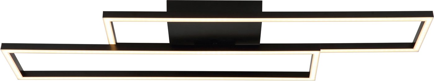 GLOBO LIGHTING Deckenleuchte TATJANA, LED fest integriert, Warmweiß, Deckenlampe Wohnzimmer-Leuchte Schlafzimmer-Leuchte Flur Küche von GLOBO LIGHTING