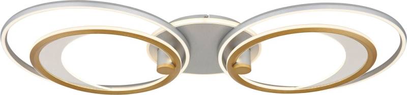 GLOBO LIGHTING Deckenleuchte UMBRA, Dimmfunktion, Memoryfunktion, Nachtlichtfunktion, Timerfunktion, mehrere Helligkeitsstufen, LED fest integriert, warmweiß - kaltweiß, Deckenlampe Wohnzimmer-Leuchte Schlafzimmer-Leuchte Flur Küche GLOBO LIGHTING Deckenleuchte UMBRA, Dimmfunktion, Memoryfunktion, Nachtlichtfunktion, Timerfunktion, mehrere Helligkeitsstufen, LED fest integriert, warmweiß - kaltweiß, Deckenlampe Wohnzimmer-Leuchte Schlafzimmer-Leuchte Flur Küche von GLOBO LIGHTING