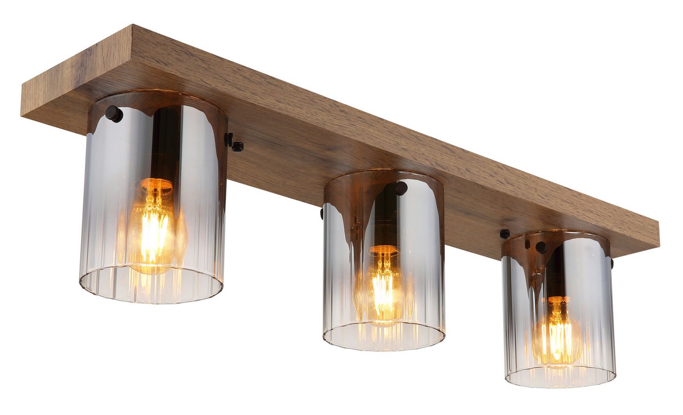 GLOBO LIGHTING Deckenleuchte UNDERWOOD, ohne Leuchtmittel, Deckenlampe Wohnzimmer-Leuchte Schlafzimmer-Leuchte Flur Küche von GLOBO LIGHTING