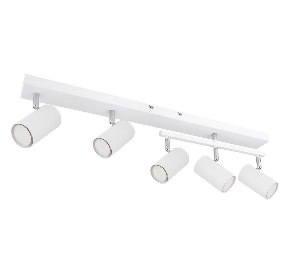 GLOBO LIGHTING Deckenspot, Leuchtmittel nicht inklusive, Deckenstrahler weiß Deckenstrahler weiß 5 flammig GLOBO LIGHTING Deckenspot, Leuchtmittel nicht inklusive, Deckenstrahler weiß Deckenstrahler weiß 5 flammig von GLOBO LIGHTING