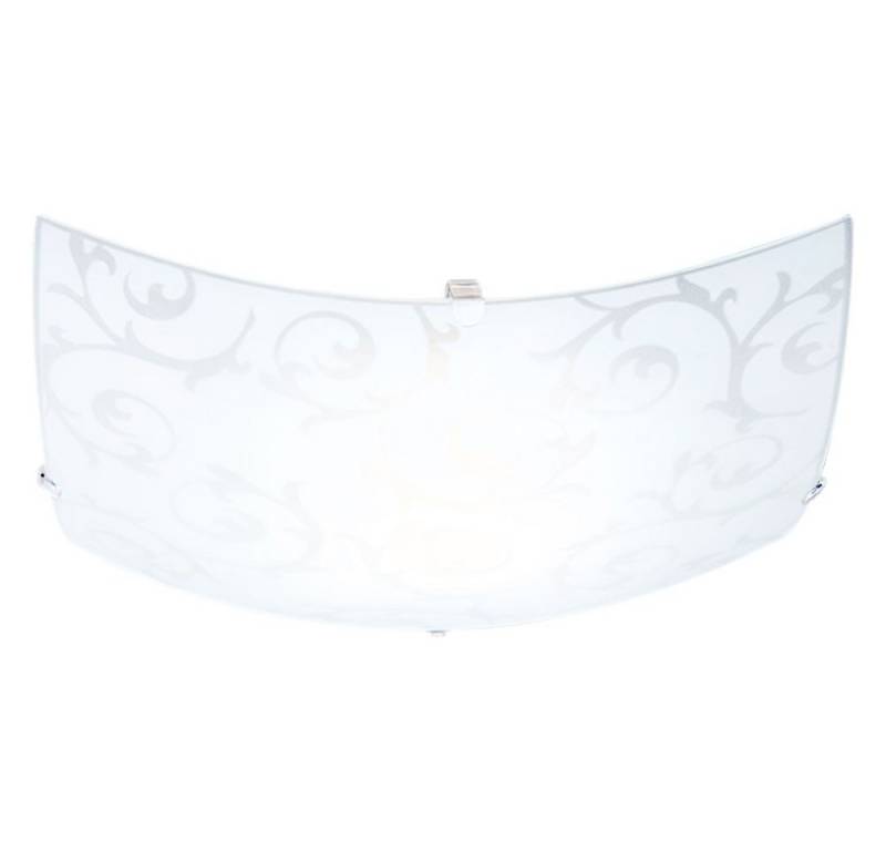 GLOBO LIGHTING Deckenleuchte, Leuchtmittel nicht inklusive, Glas Decken Leuchte Wohn Ess Zimmer Beleuchtung Blumen Blüten Design von GLOBO LIGHTING