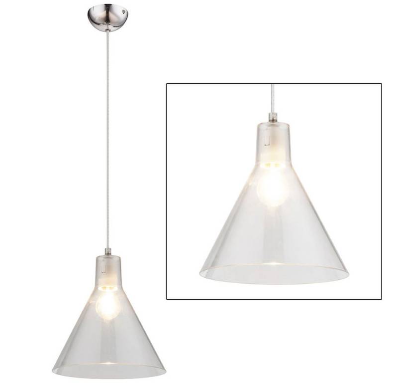 GLOBO LIGHTING Hängeleuchte, Leuchtmittel nicht inklusive, Decken Pendel Leuchte Design Hänge Lampe transparent Wohn GLOBO LIGHTING Hängeleuchte, Leuchtmittel nicht inklusive, Decken Pendel Leuchte Design Hänge Lampe transparent Wohn von GLOBO LIGHTING