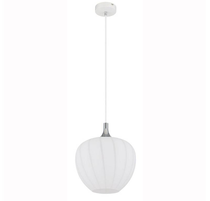 GLOBO LIGHTING Hängeleuchte, Leuchtmittel nicht inklusive, Pendelleuchte Esszimmerlampe Hängeleuchte Wohnzimmer verchromt Glas von GLOBO LIGHTING