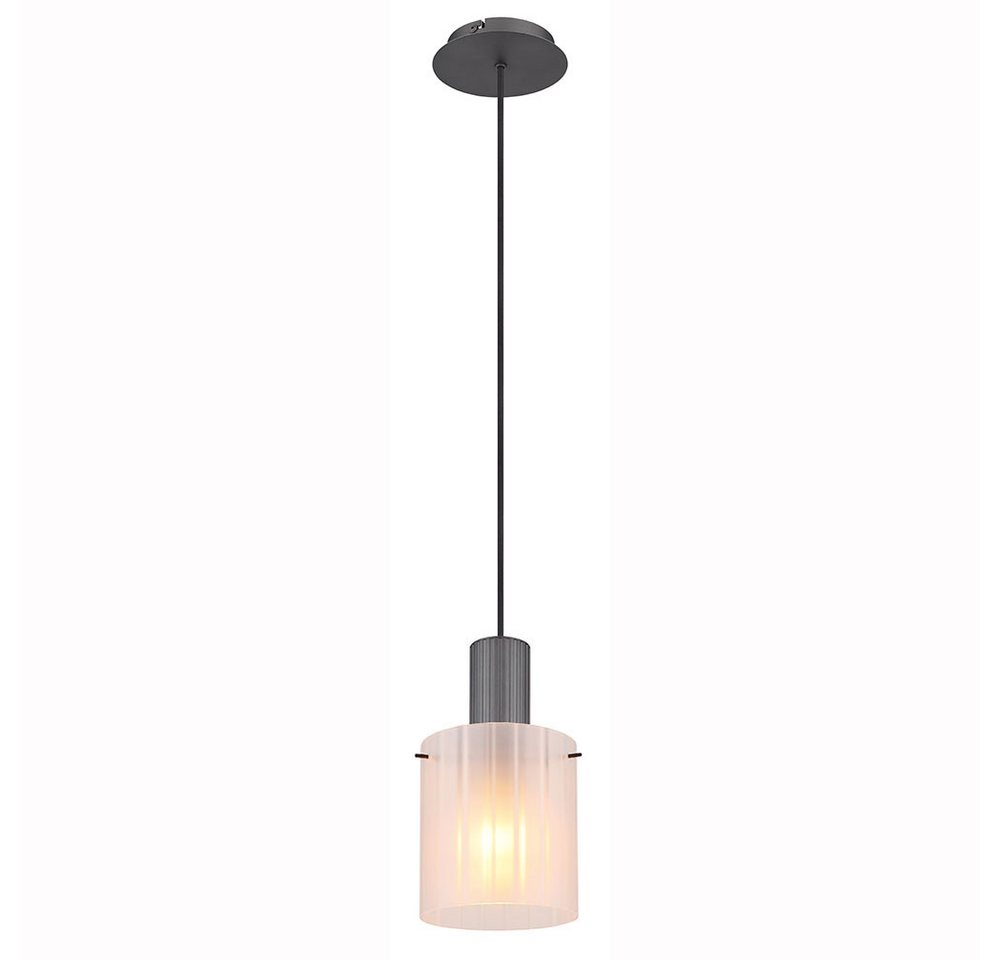 GLOBO LIGHTING Hängeleuchte, Leuchtmittel nicht inklusive, Pendelleuchte Hängelampe Wohnzimmerlampe Glas Textil schwarz 1 GLOBO LIGHTING Hängeleuchte, Leuchtmittel nicht inklusive, Pendelleuchte Hängelampe Wohnzimmerlampe Glas Textil schwarz 1 von GLOBO LIGHTING