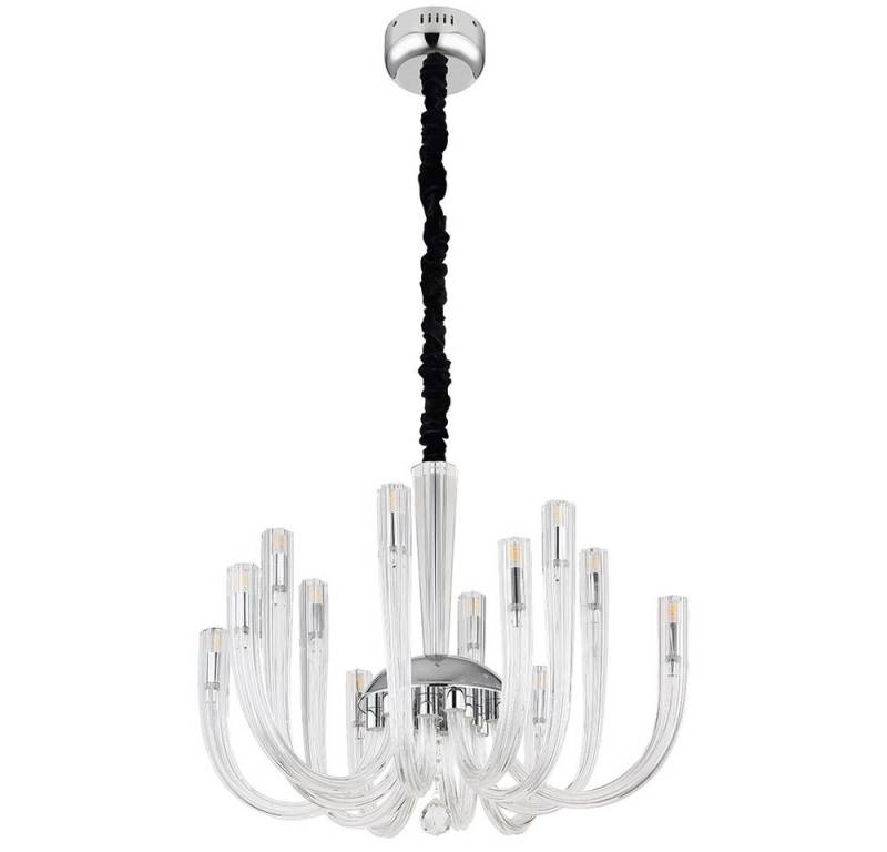 GLOBO LIGHTING Hängeleuchte, Pendelleuchte Kronleuchter Deckenlampe Hängelampe Metall Chrom 12 von GLOBO LIGHTING