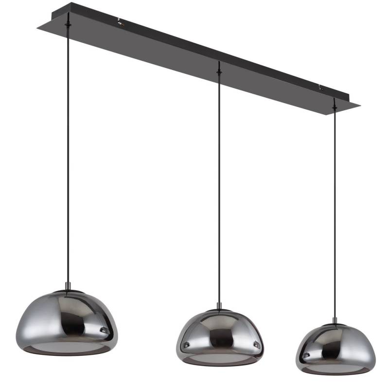 GLOBO LIGHTING LED-Hängeleuchte AVILA, Dimmfunktion, Memoryfunktion, Nachtlichtfunktion, mehrere Helligkeitsstufen, LED fest integriert, warmweiß - kaltweiß, Pendelleuchte, Esstisch, Essbereich, Wohnzimmer, kürzbar, Glas von GLOBO LIGHTING