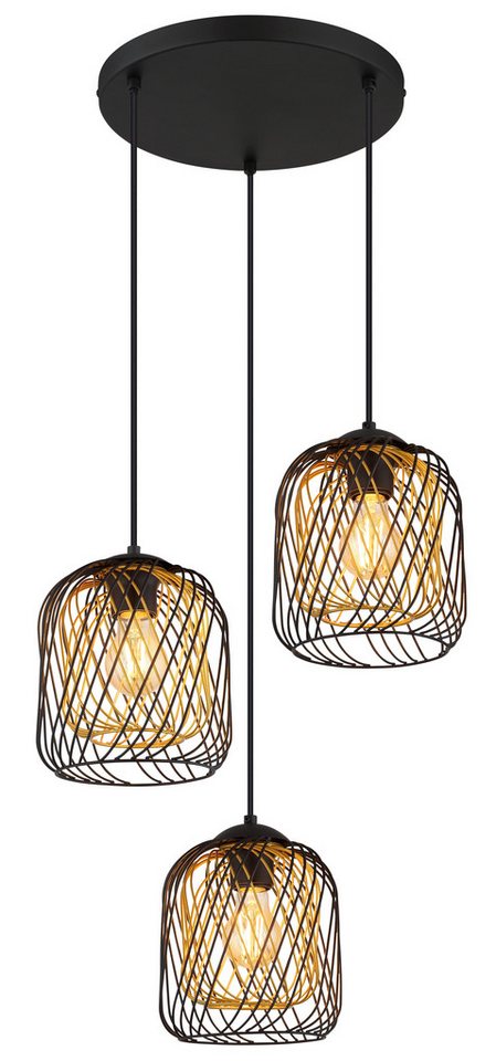 GLOBO LIGHTING Hängeleuchte DICHTI, ohne Leuchtmittel, Hängelampe/Pendelleuchte/Esszimmer/Wohnzimmer/Esstisch von GLOBO LIGHTING