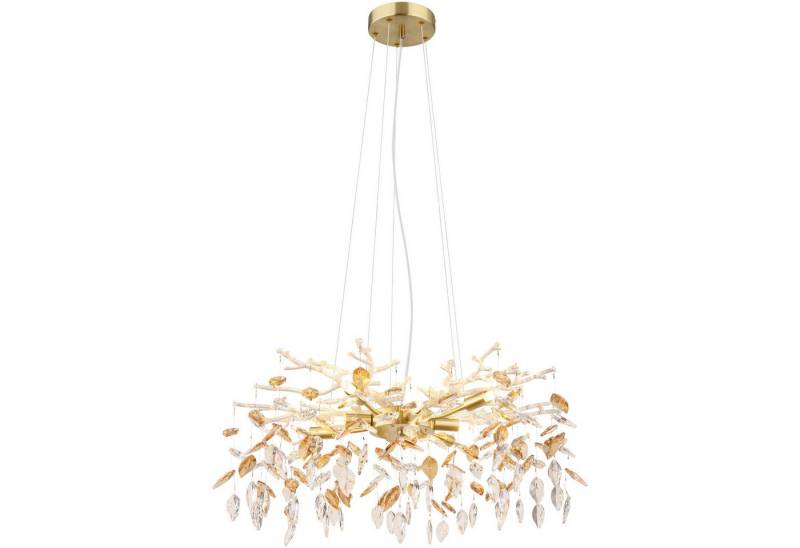 GLOBO LIGHTING Hängeleuchte Hängelampe Esszimmer Kristalle Kronleuchter Pendelleuchte Wohnzimmer von GLOBO LIGHTING