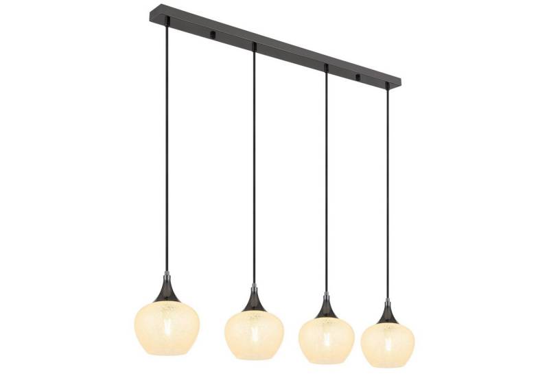 GLOBO LIGHTING Hängeleuchte Hängeleuchte Esszimmer Hängelampe Esstisch Wohnzimmer Glas 4-flammig von GLOBO LIGHTING